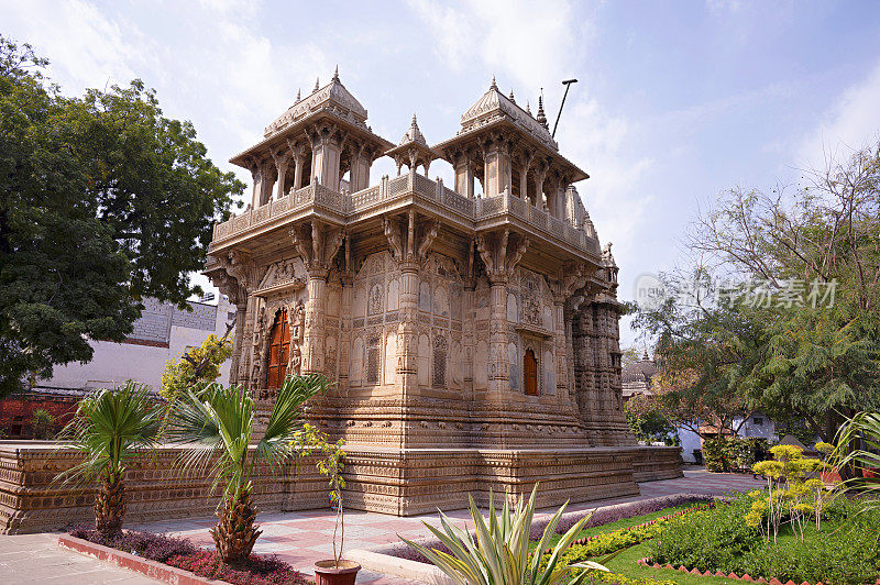 Chhatri of Shrimant Jankoji Scindia, Chhatri of Scindia王朝建筑群，瓜廖尔，中央邦，印度